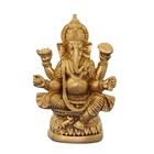 Фигурка гипс «Ганеша», бронза, 7×17×12 см - Фото 8