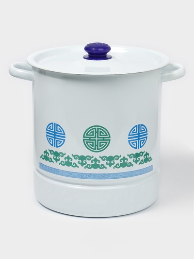 УЦЕНКА Мантоварка - позница, 12 л, 4 вставки, деколь МИКС