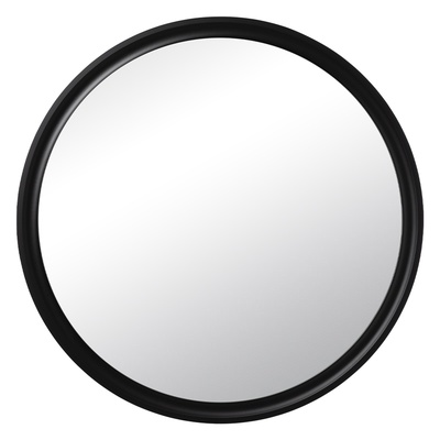 Зеркало интерьерное настенное «Рубин», в деревянной раме, круг d=70 см, цвет цвет чёрный