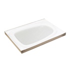 Зеркало интерьерное настенное «Рубин», в деревянной раме, трапеция 80×56 см, цвет цвет белый 10892516