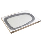 Зеркало интерьерное настенное «Рубин», в деревянной раме, трапеция 80×56 см, цвет цвет чёрный 10892517