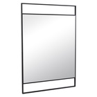 Зеркало интерьерное настенное «Рубин», в прямоугольном корпусе из металла, 100×70 см, цвет чёрный 10892521