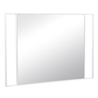 Зеркало интерьерное настенное в прямоугольном корпусе из металла 100х70 см, белый - фото 14829713