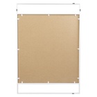 Зеркало интерьерное настенное в прямоугольном корпусе из металла 100х70 см, белый - фото 14829715