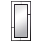 Зеркало интерьерное настенное «Рубин», в прямоугольном корпусе из металла, 120×60 см, цвет чёрный - Фото 2