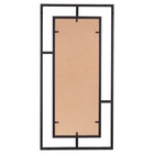 Зеркало интерьерное настенное «Рубин», в прямоугольном корпусе из металла, 120×60 см, цвет чёрный - Фото 5