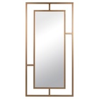 Зеркало интерьерное настенное «Рубин», в прямоугольно корпусе из металла, 120×60 см, цвет белое золото 10892524
