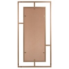 Зеркало интерьерное настенное «Рубин», в прямоугольно корпусе из металла, 120×60 см, цвет белое золото 10892524