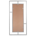 Зеркало интерьерное настенное «Рубин», в прямоугольном корпусе из металла, 120×60 см, цвет серебро - Фото 4