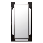 Зеркало интерьерное настенное «Рубин», в прямоугольном корпусе из металла, 120×60 см, цвет чёрный 10892526