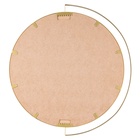 Зеркало интерьерное настенное в круглом корпусе из металла с ободом  d=46см, золото - фото 14829749