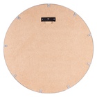 Зеркало интерьерное настенное в круглом корпусе из металла  d=50,5см, серебро - фото 14829754