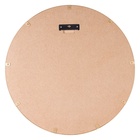 Зеркало интерьерное настенное в круглом корпусе из металла  d=50,5см, белое золото - фото 14829760