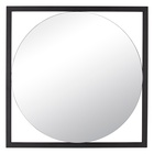 Зеркало интерьерное настенное «Рубин», в квадратном корпусе из металла, 54×54 см, цвет цвет чёрный - Фото 2