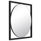 Зеркало интерьерное настенное «Рубин», в квадратном корпусе из металла, 54×54 см, цвет цвет чёрный - Фото 3