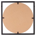 Зеркало интерьерное настенное «Рубин», в квадратном корпусе из металла, 54×54 см, цвет цвет чёрный - Фото 4