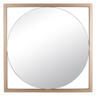 Зеркало интерьерное настенное «Рубин», в квадратном корпусе из металла, 54×54 см, цвет цвет белое золото 10892536