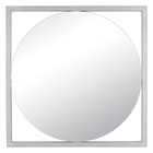 Зеркало интерьерное настенное «Рубин», в квадратном корпусе из металла, 54×54 см, цвет серебро - Фото 2