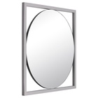 Зеркало интерьерное настенное «Рубин», в квадратном корпусе из металла, 54×54 см, цвет серебро - Фото 3