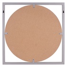 Зеркало интерьерное настенное «Рубин», в квадратном корпусе из металла, 54×54 см, цвет серебро - Фото 4