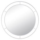 Зеркало интерьерное настенное в круглом корпусе из металла с ободом  d=60см, белый - фото 14829794