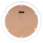 Зеркало интерьерное настенное в круглом корпусе из металла с ободом  d=60см, белый - фото 14829796