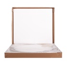 Зеркало интерьерное настенное в круглом корпусе из металла с ободом  d=60см, белый - фото 14829812