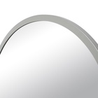 Зеркало интерьерное настенное в круглом корпусе из металла  d=60, серебро - фото 14829823