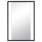 Зеркало интерьерное настенное в прямоугольном корпусе из металла  63х43 см, черный - фото 14829831