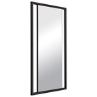 Зеркало интерьерное настенное в прямоугольном корпусе из металла  63х43 см, черный - фото 14829832