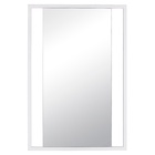 Зеркало интерьерное настенное в прямоугольном корпусе из металла  63х43 см, белый - фото 14829839