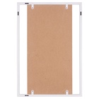 Зеркало интерьерное настенное в прямоугольном корпусе из металла  63х43 см, белый - фото 14829841