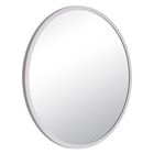 Зеркало интерьерное настенное в круглом корпусе из металла  d=70, белый - фото 14829856