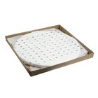 Зеркало интерьерное настенное в круглом корпусе из металла  d=70, белый - фото 14829861