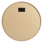 Зеркало интерьерное настенное в круглом корпусе из металла  d=70, белое золото - фото 14829878