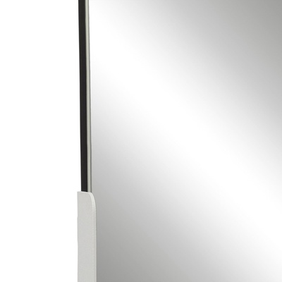 Зеркало интерьерное настенное «Рубин», в овальном корпусе из металла, 80×40 см, цвет белый