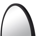 Зеркало интерьерное настенное «Рубин», в овальном корпусе из металла, 80×40 см, цвет чёрный 10892558