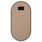 Зеркало интерьерное настенное «Рубин», в овальном корпусе из металла, 80×40 см, цвет чёрный 10892558