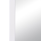 Зеркало интерьерное настенное в овальном корпусе из металла  80х40 см, белый - фото 14829947