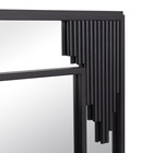 Зеркало интерьерное настенное в прямоугольном корпусе из металла 80,5х61 см, черный - фото 14829958