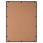 Зеркало интерьерное настенное в прямоугольном корпусе из металла 80,5х61 см, черный - фото 14829959