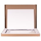 Зеркало интерьерное настенное в прямоугольном корпусе из металла 80,5х61 см, черный - фото 14829961