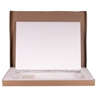 Зеркало интерьерное настенное в прямоугольном корпусе из металла 80,5х61см, серебро - фото 14829979