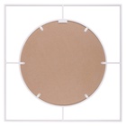 Зеркало интерьерное настенное в квадратном корпусе из металла  80х80 см, белый - фото 14829989