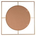 Зеркало интерьерное настенное «Рубин», в квадратном корпусе из металла, 80×80 см, цвет белое золото 10892568