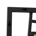 Зеркало интерьерное настенное «Рубин», в прямоугольном корпусе из металла, 88×63 см, цвет цвет чёрный - Фото 2