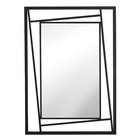 Зеркало интерьерное настенное «Рубин», в прямоугольном корпусе из металла, 88×63 см, цвет цвет чёрный - Фото 4