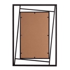 Зеркало интерьерное настенное «Рубин», в прямоугольном корпусе из металла, 88×63 см, цвет цвет чёрный - Фото 8