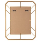 Зеркало интерьерное настенное в прямоугольном корпусе из металла 91,5х71 см,белое золото - фото 14830038