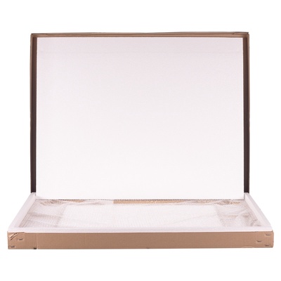 Зеркало интерьерное настенное «Рубин», в прямоугольном корпусе из металла, 91.5×71 см, цвет белое золото